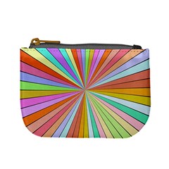 Colorful Beams Mini Coin Purse by LalyLauraFLM