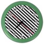 Selina Zebra Color Wall Clocks Front