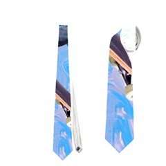 Skateboarding On Water Neckties (two Side)  by icarusismartdesigns