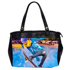 Skateboarding On Water Office Handbags (2 Sides)  by icarusismartdesigns