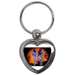 Seruki Vampire Kitty Cat Key Chains (heart)  by Seruki