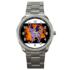 Seruki Vampire Kitty Cat Sport Metal Watches by Seruki