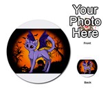 Seruki Vampire Kitty Cat Multi-purpose Cards (Round)  Back 19