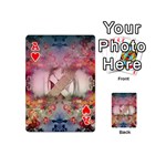 Nature And Human Forces Cowcow Playing Cards 54 (Mini)  Front - HeartA