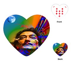 Dream Of Salvador Dali Playing Cards (heart)  by icarusismartdesigns
