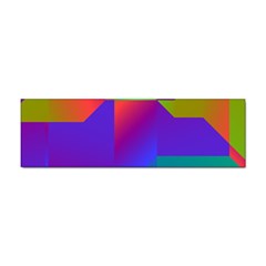 Colorful Gradient Shapes Sticker Bumper (100 Pack) by LalyLauraFLM