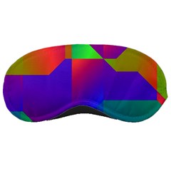 Colorful Gradient Shapes Sleeping Mask by LalyLauraFLM