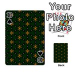 Cute Pretty Elegant Pattern Playing Cards 54 Designs  Front - Spade10