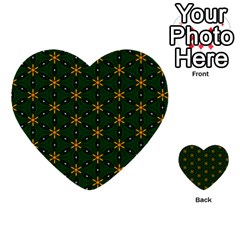 Cute Pretty Elegant Pattern Multi-purpose Cards (heart)  by GardenOfOphir