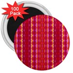 Cute Pretty Elegant Pattern 3  Magnets (100 pack) Front