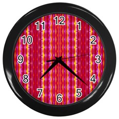 Cute Pretty Elegant Pattern Wall Clocks (Black)