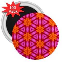 Cute Pretty Elegant Pattern 3  Magnets (100 pack)