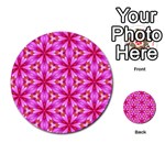 Cute Pretty Elegant Pattern Multi-purpose Cards (Round)  Front 18