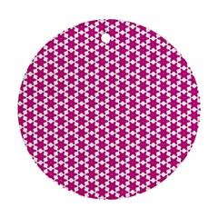 Cute Pretty Elegant Pattern Ornament (round)  by GardenOfOphir