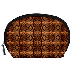 Faux Animal Print Pattern Accessory Pouches (large) 