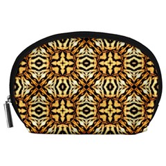 Faux Animal Print Pattern Accessory Pouches (large) 