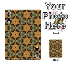 Faux Animal Print Pattern Playing Cards 54 Designs  by GardenOfOphir