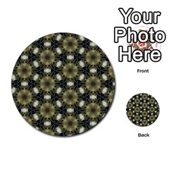 Faux Animal Print Pattern Multi-purpose Cards (round) 