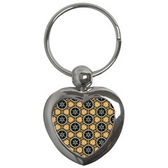 Faux Animal Print Pattern Key Chains (heart)  by GardenOfOphir