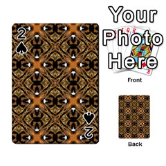 Faux Animal Print Pattern Playing Cards 54 Designs 