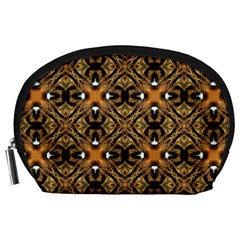 Faux Animal Print Pattern Accessory Pouches (large) 