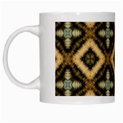 Faux Animal Print Pattern White Mugs by GardenOfOphir