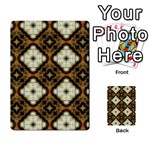 Faux Animal Print Pattern Playing Cards 54 Designs  Back