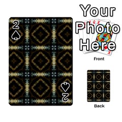 Faux Animal Print Pattern Playing Cards 54 Designs  by GardenOfOphir