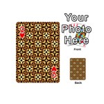 Faux Animal Print Pattern Playing Cards 54 (Mini)  Front - HeartQ