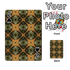 Faux Animal Print Pattern Playing Cards 54 Designs  by GardenOfOphir