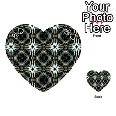 Faux Animal Print Pattern Playing Cards 54 (heart) 