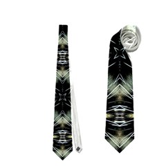 Faux Animal Print Pattern Neckties (two Side) 