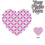 Cute Pretty Elegant Pattern Multi-purpose Cards (Heart)  Front 17