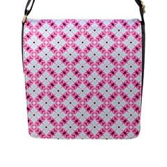 Cute Pretty Elegant Pattern Flap Messenger Bag (l) 