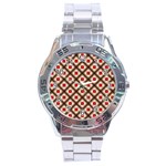 Cute Pretty Elegant Pattern Stainless Steel Men s Watch Front