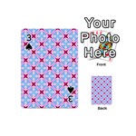 Cute Pretty Elegant Pattern Playing Cards 54 (Mini)  Front - Spade3