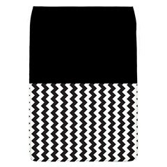 Blackandwhitechevron6000 Flap Covers (l)  by ElenaIndolfiStyle