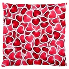 Candy Hearts Standard Flano Cushion Cases (Two Sides) 