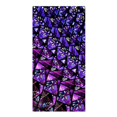  Blue Purple Shattered Glass Shower Curtain 36  X 72  (stall) 