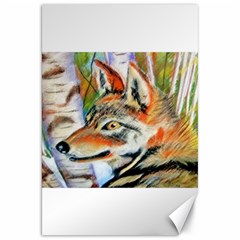 Wolfpastel Canvas 20  X 30   by LokisStuffnMore
