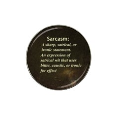 Sarcasm  Hat Clip Ball Marker (4 Pack) by LokisStuffnMore