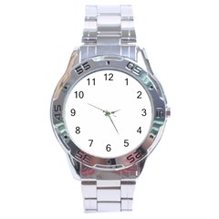 Sarcasm  Stainless Steel Men s Watch by LokisStuffnMore