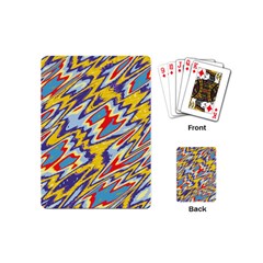Colorful Chaos Playing Cards (mini) by LalyLauraFLM