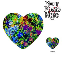 The Neon Garden Multi-purpose Cards (heart)  by rokinronda