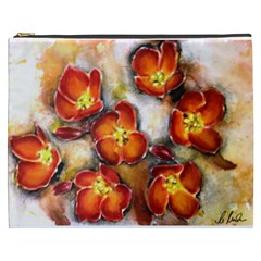 Fall Flowers Cosmetic Bag (XXXL) 