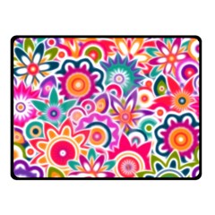 Eden s Garden Double Sided Fleece Blanket (small)  by KirstenStar