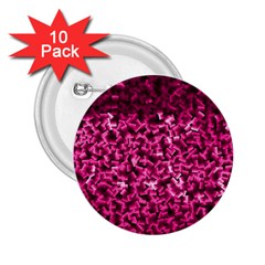 Pink Cubes 2.25  Buttons (10 pack) 