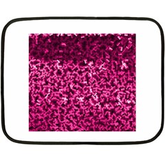 Pink Cubes Double Sided Fleece Blanket (Mini) 