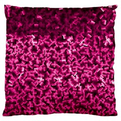 Pink Cubes Large Cushion Cases (One Side) 
