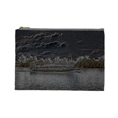 Boat Cruise Cosmetic Bag (large)  by InsanityExpressed